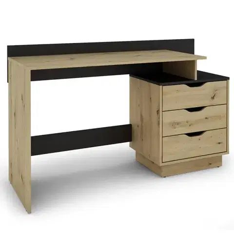 Kancelárske stoly Písací Stôl Cesar 2 artisan/čierna