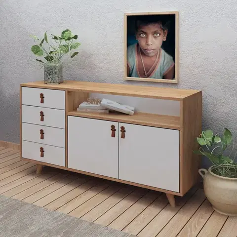 Komody Konzolový stolík Lavina