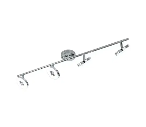 Svietidlá Eglo 54676 - LED bodové svietidlo 4xLED/6W/230V matný chróm 54676