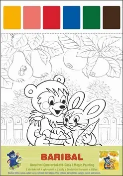 Pre deti a mládež - ostatné Baribal - Kreativní omalovánková sada - Zdeněk Miler