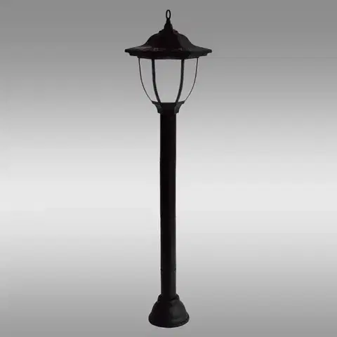 Moderné stojace svietidlá – záhradné Solárny lampa stĺp AR VO2795 čierna LP1