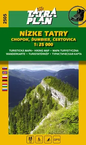 Turistika, skaly Nízke Tatry, Chopok 1:25 000 TM 2505