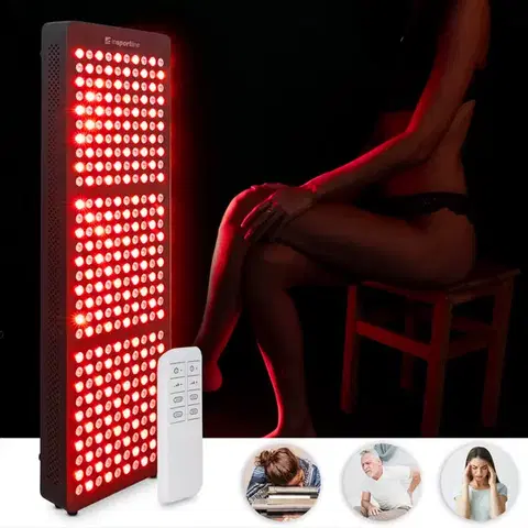 Infračervené panely Infračervený LED panel inSPORTline Lustar - 300 LED čierna