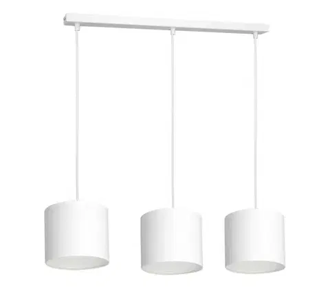 Svietidlá  Luster na lanku ARDEN 3xE27/60W/230V biela 3429