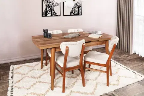 Jedálenské stoly Extendable Dining Table Inci 1141