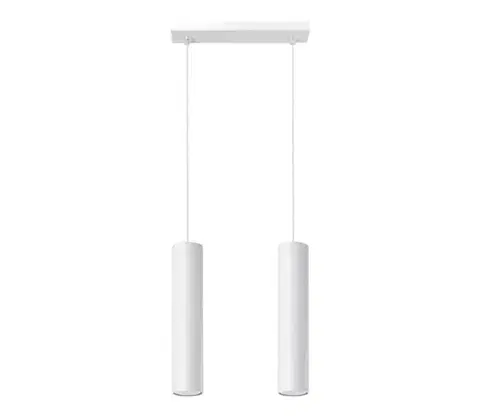 Svietidlá  SL.0324 - Luster na lanku LAGOS 2 2xGU10/10W/230V biela SL.0324