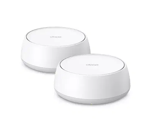 Predlžovacie káble TP-Link - Súprava 2x Wi-Fi 7 mesh systém pre celú domácnosť Deco BE22 TPL000167