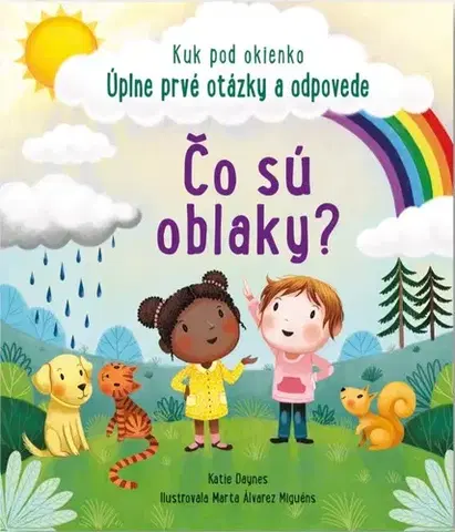 Leporelá, krabičky, puzzle knihy Čo sú oblaky? Kuk pod okienko - Katie Daynes,Marta Alvarez Miguens