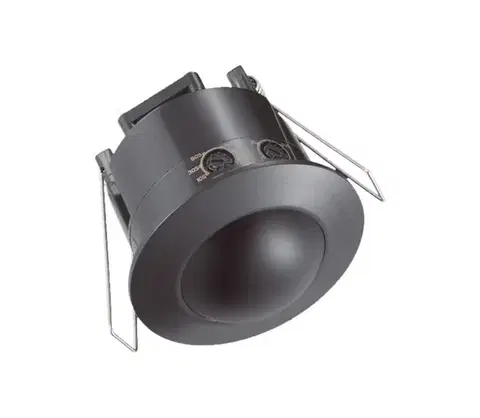 Svietidlá  Senzor pohybu podhľadový PIR 360° 500W/230V čierna 23679