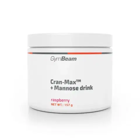 Rastlinné doplnky GymBeam Cran-Max™ + Mannose drink malina