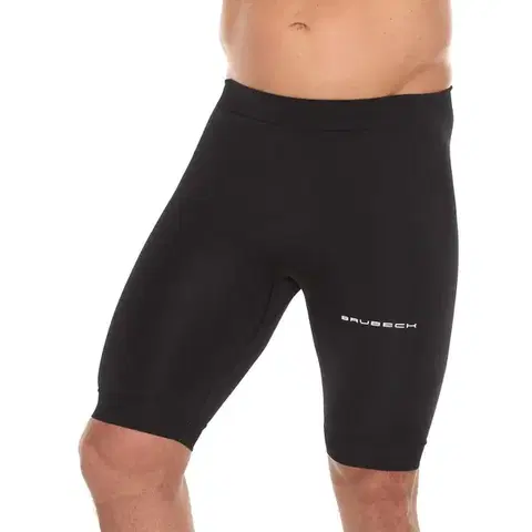 Pánske kraťasy a šortky Pánske šortky Brubeck Running Force Black - M