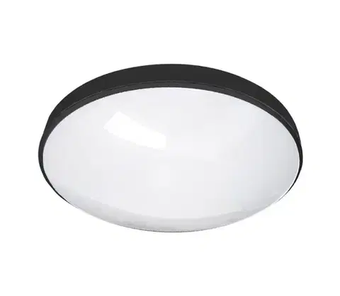 Svietidlá  LED Kúpeľňové stropné svietidlo CIRCLE LED/24W/230V 4000K pr. 37 cm IP44 čierna 0080001045