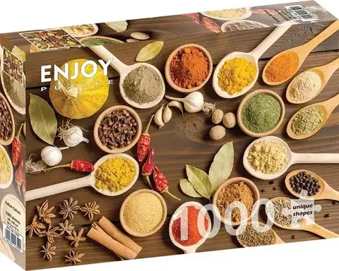 1000 dielikov Enjoy Puzzle Indické koreniny