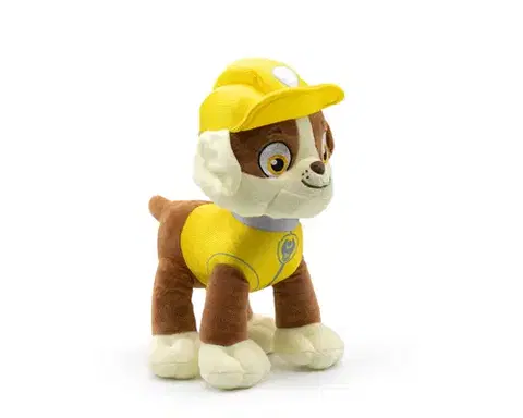 Plyšové a textilné zvieratká BARRADO PAW PATROL RUBBLE plyšová hračka 20cm