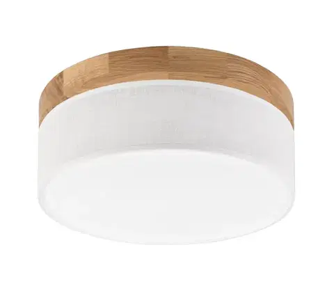 Svietidlá BRILAGI - LED Stropné svietidlo BELLADONNA LED/20W/230V pr. 30 cm biela/dub 8590828003564
