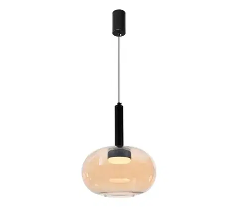 Svietidlá  Luster na lane BUENO 1xGX53/9W/230V pr. 25 cm dymovo-béžový 31-50465