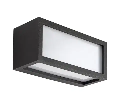 Svietidlá Rabalux 77099 - LED vonkajšie nástenné svietidlo LUBLIN LED/10W/230V IP54 čierna 77099