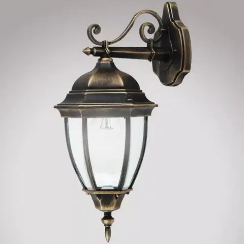 Vonkajšie rustikálne svietidlá Nástenná záhradná lampa Toronto 8381 K1D