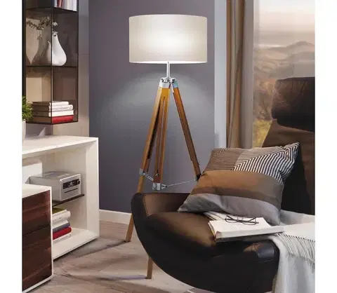 Lampy Eglo 44114 - Stojacia lampa LANTADA 1xE27/60W/230V 44114