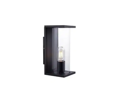 Svietidlá  Vonkajšie nástenné svietidlo 1xE27/60W/230V IP44 čierna 24087