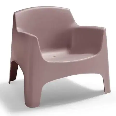 Záhradné plastové kreslá Kreslo Ibiza taupe