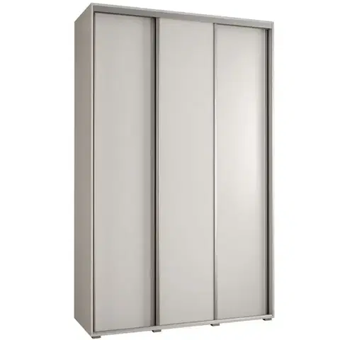 Šatníkové skrine Skriňa 45 Canaris 1 170 biela/silver