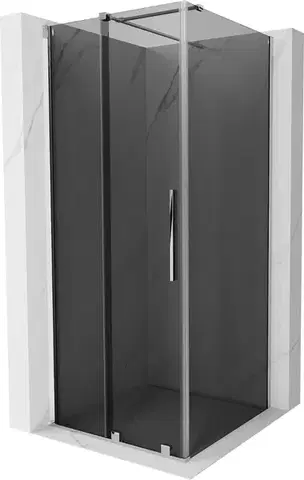 Sprchovacie kúty MEXEN/S - Velár sprchovací kút, posuvné dvere 90 x 90, grafit, chróm 871-090-090-41-01