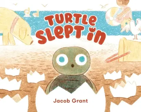 Leporelá, krabičky, puzzle knihy Turtle Slept In - Jacob Grant