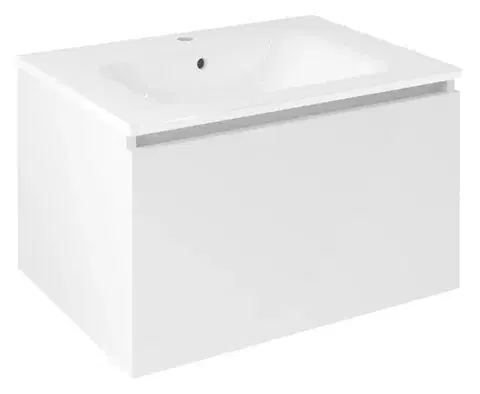 Kúpeľňový nábytok SAPHO - LOREA umývadlová skrinka 70x44x51,2cm, 1x zásuvka, biela mat LE070-3131