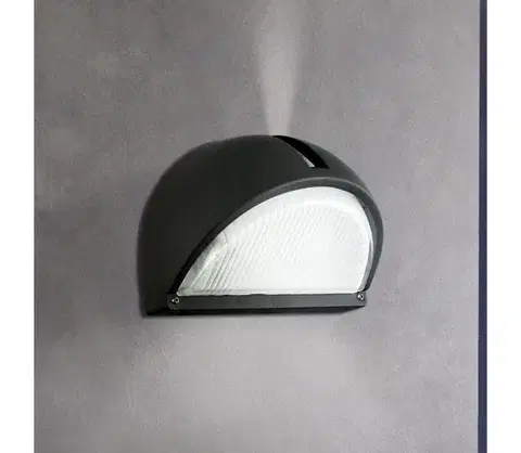 Záhradné lampy EGLO 89767 - Vonkajšie nástenné svietidlo ONJA 1xE27/60W čierna IP44 89767