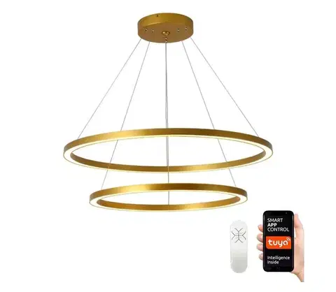 Svietidlá  NEO 07159-G80-60 - LED Stmievateľný luster FINO LED/93W/230V Tuya zlatá + DO 07159-G80-60