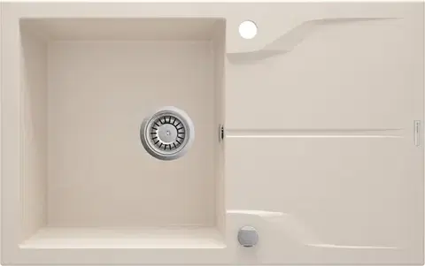 Kuchynské drezy DEANTE DEANTE - Andante beige - Granitový drez s odkvapkávačom ZQN_5113