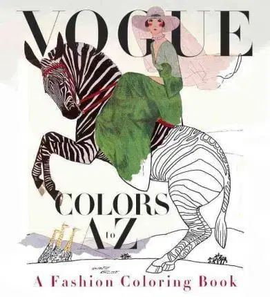 Maľovanky pre dospelých Vogue Colors A to Z - A Fashion Coloring Book