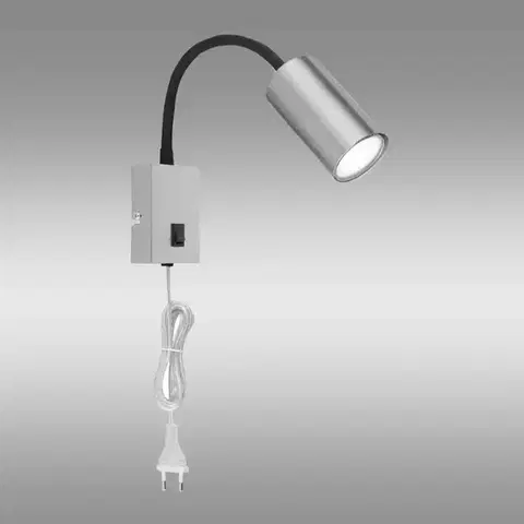 Moderné lampy do obývačky Nástenná lampa 57911W nikel K
