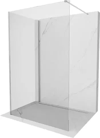 Sprchové dvere MEXEN/S - Kioto Sprchová zástena WALK-IN 125 x 120, transparent, chróm 800-125-212-01-00-120