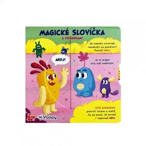 Leporelá, krabičky, puzzle knihy Magické slovíčka s príšerkami - Paolo Mancini,Luca De Leone