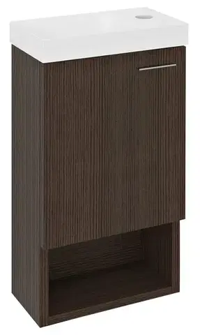 Kúpeľňový nábytok SAPHO - LATUS XI umývadlová skrinka 30x53x16,5cm, borovica rustik LT711-1616