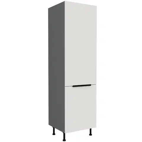 Kuchynské skrinky stojace Kuchynská skrinka Aria-Wh/Ant Anti Fingerprint 60lo-215 2f