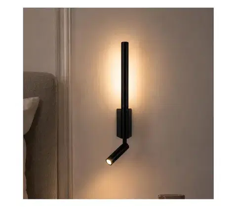 Svietidlá BRILAGI - LED nástenné bodové svietidlo VIXON LED/3W/230V + LED/5W čierna CRI 90 BRI970