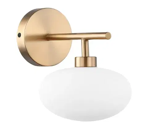 Svietidlá  MBM3661-1 BRO+W - Nástenné svietidlo FIORENZO 1xG9/25W/230V MBM3661-1 BRO+W