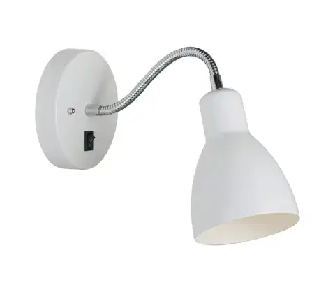 Svietidlá Nordlux - Nástenné svietidlo CYCLONE 1xE14/15W/230V biela 2512741001