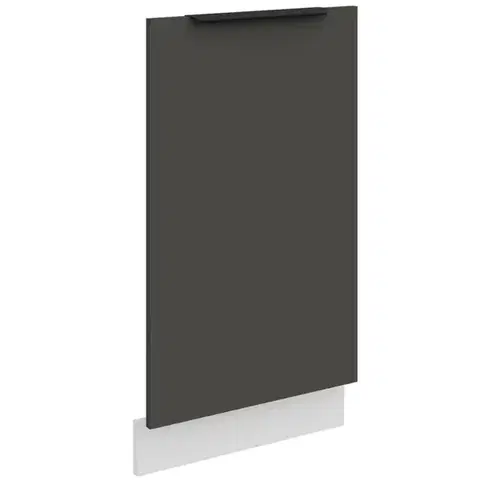 Dvierka a čelá zásuviek pre kuchynske skrinky Dvierka na umývačku Zm Aria-Gr/Wh Anti Fingerprint 713x446