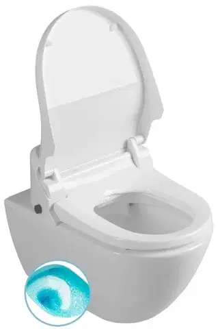 Záchody SAPHO - PURA závesné WC s elektronickým bidetom USPA LUX UB-6635RU-1