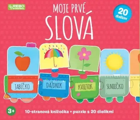 Leporelá, krabičky, puzzle knihy Moje prvé slová - Sassi Editore,Matteo Gaule