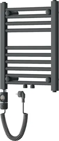 Radiátory do kúpeľne MEXEN/S - Mars radiátor + vykurovacia tyč 500 x 400 mm, 300 W, antracit W110-0500-400-2300-66