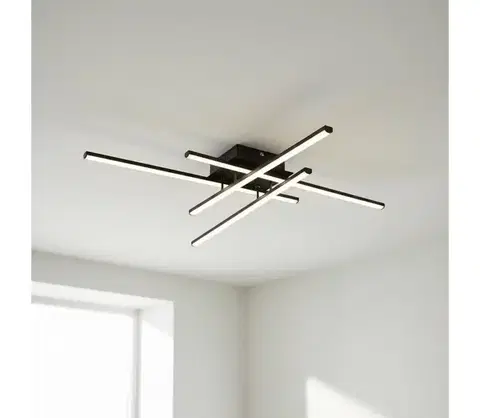 Svietidlá BRILAGI - LED stropné svietidlo STRIPES LED/37W/230V čierne BRMX2065-4/CR