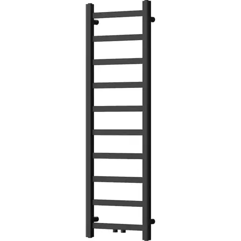 Radiátory do kúpeľne MEXEN - Bolt vykurovací rebrík/radiátor 1200 x 400 mm, 279 W, čierna W126-1200-400-00-70