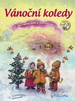 Hudba - noty, spevníky, príručky Vánoční koledy s CD, mp3 nahrávkami a notovým zápisem - Polívka Bolek,Zuzana Nemčíková