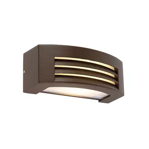 Vonkajšie nástenné svietidlá Moderná nástenná lampa hrdzavohnedá IP44 - Hurricane 1