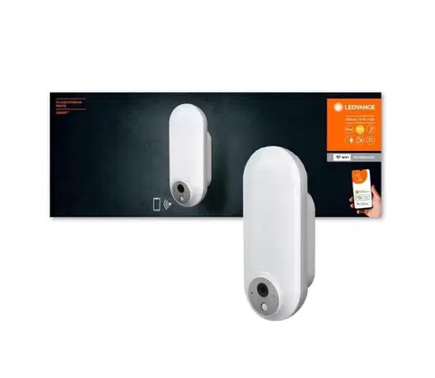 LED osvetlenie Ledvance -  LED RGBW Vonkajšie svietidlo so senzorom a kamerou LED/15W/230V IP44 4058075763401
